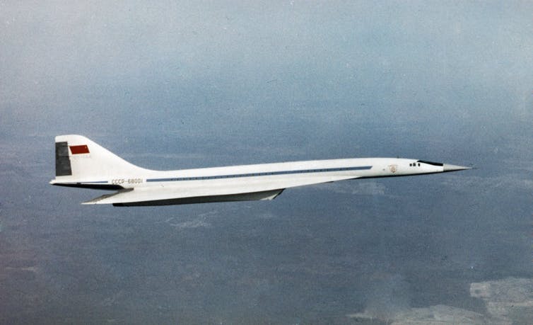 Tu-144 Rus Süpersonik Uçağı 1968'den 1999'a kadar aktif olarak kullanıldı.